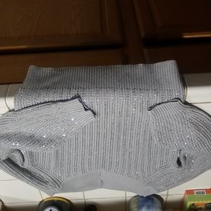 Blingy, jazzy, grey sweater